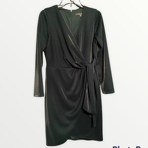Julia Jordan Faux Wrap Dress Hunter size 8